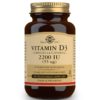 Solgar Vitamin D3 2200IU veg. caps, Συμπλήρωμα Διατροφής Βιταμίνης D, 50 κάψουλες