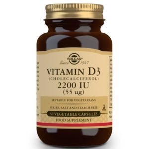Solgar Vitamin D3 2200IU veg. caps