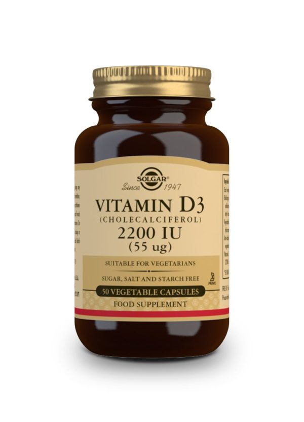 Solgar Vitamin D3 2200IU veg. caps